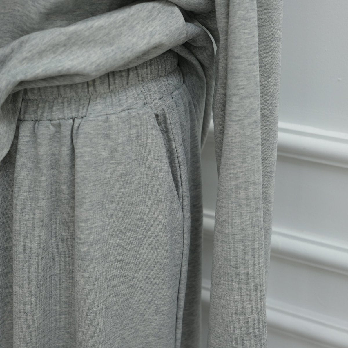 Cotton Half-Zip Top & Maxi Skirt Set(MS441) - Mariam's Collection