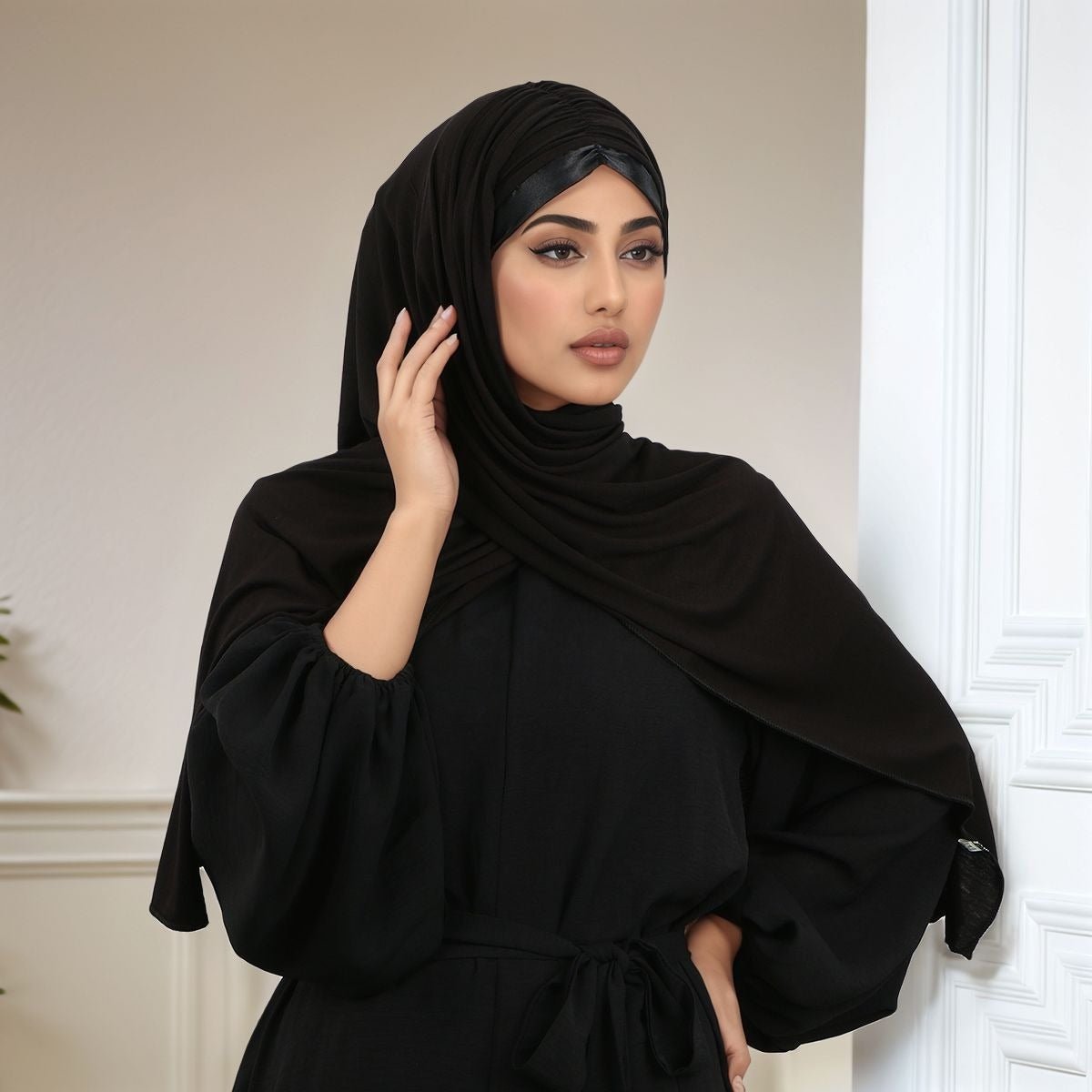 Creative Versatile Hijab with Adjustable Straps (MH185) - Mariam's Collection