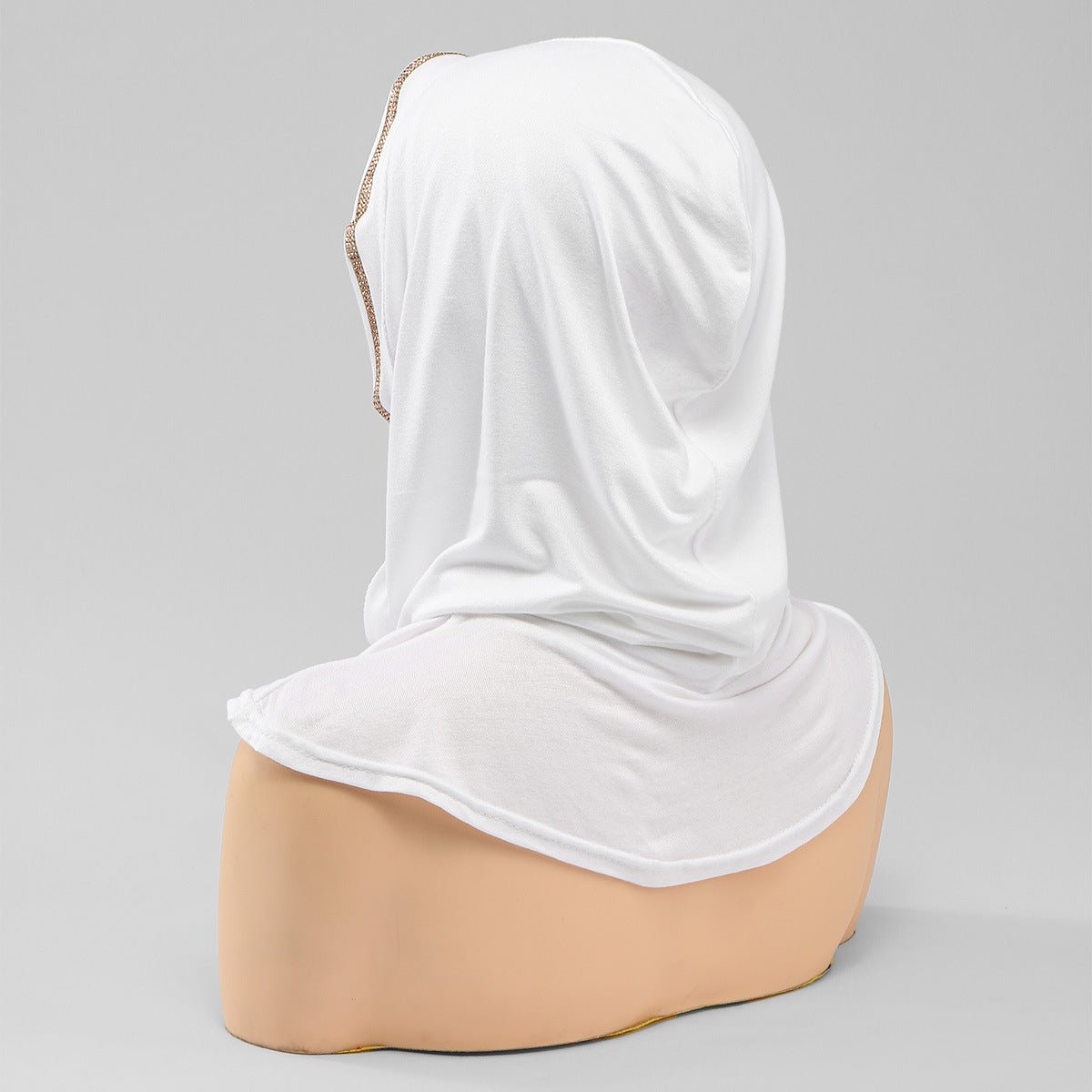 Crystal Instant Hijab Cap – Rhinestone Slip-On Hijab