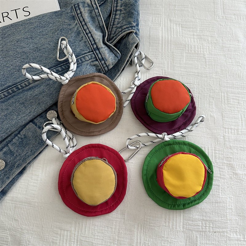 Cute Hat Earbud Pouch Keychain(MAC470) - Mariam's Collection