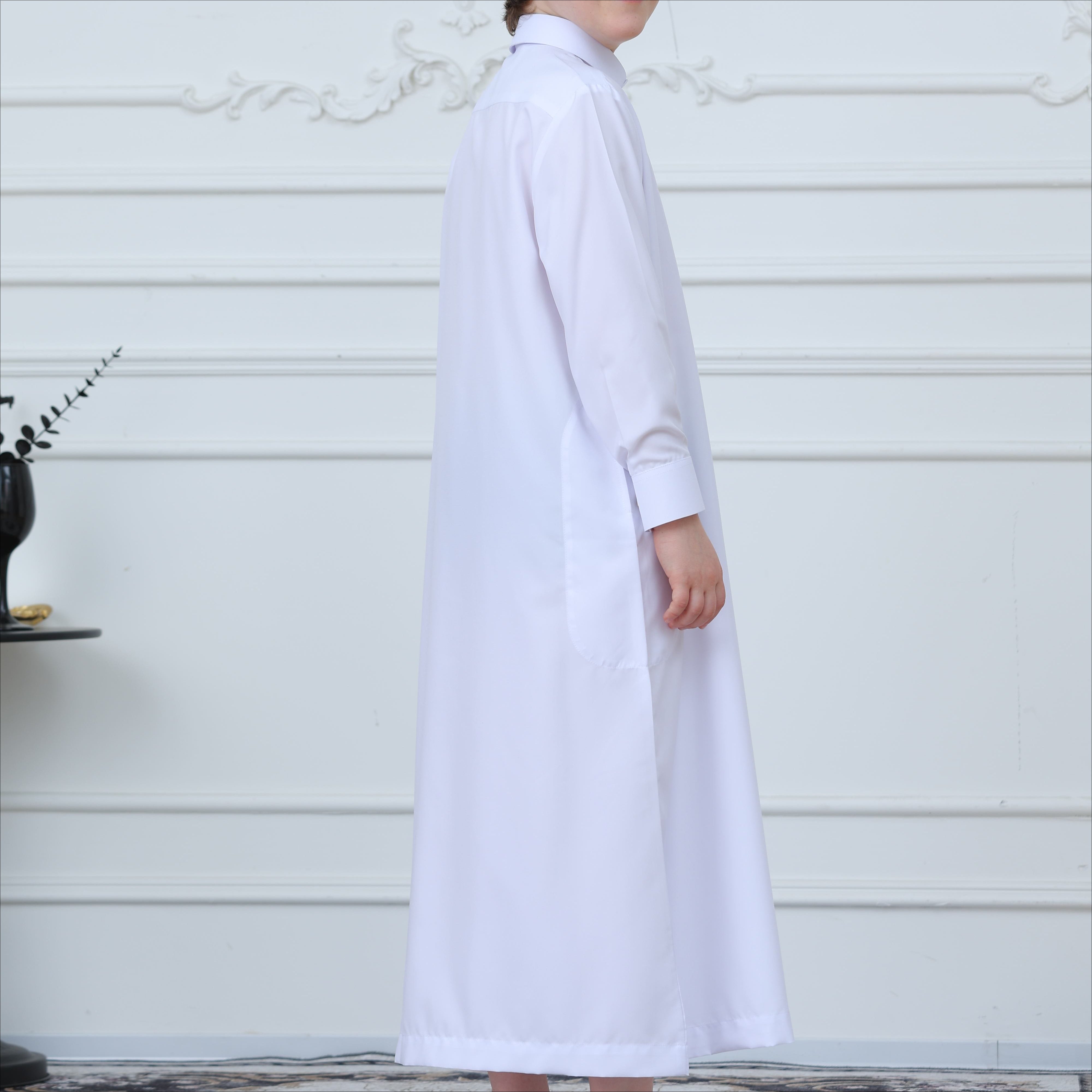 Boys Button-Front Thobe(MKB011)