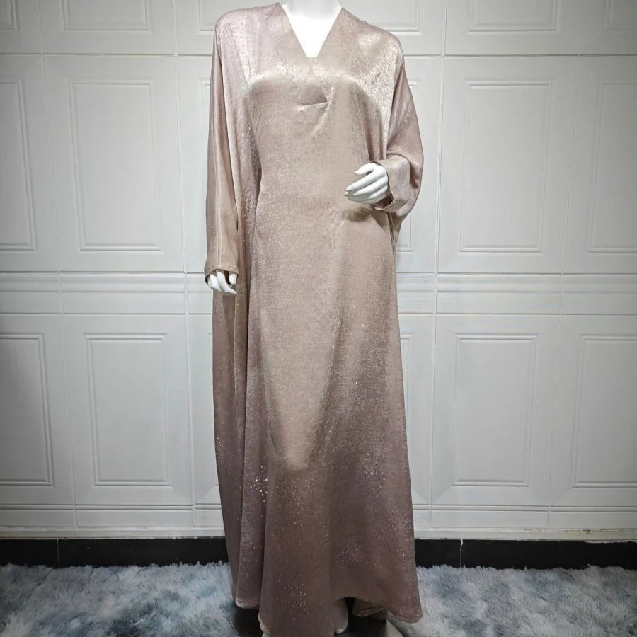 Diamond Embellished Starry Night Abaya | Luxurious Sparkly Maxi Dress (MA287) - Mariam's Collection