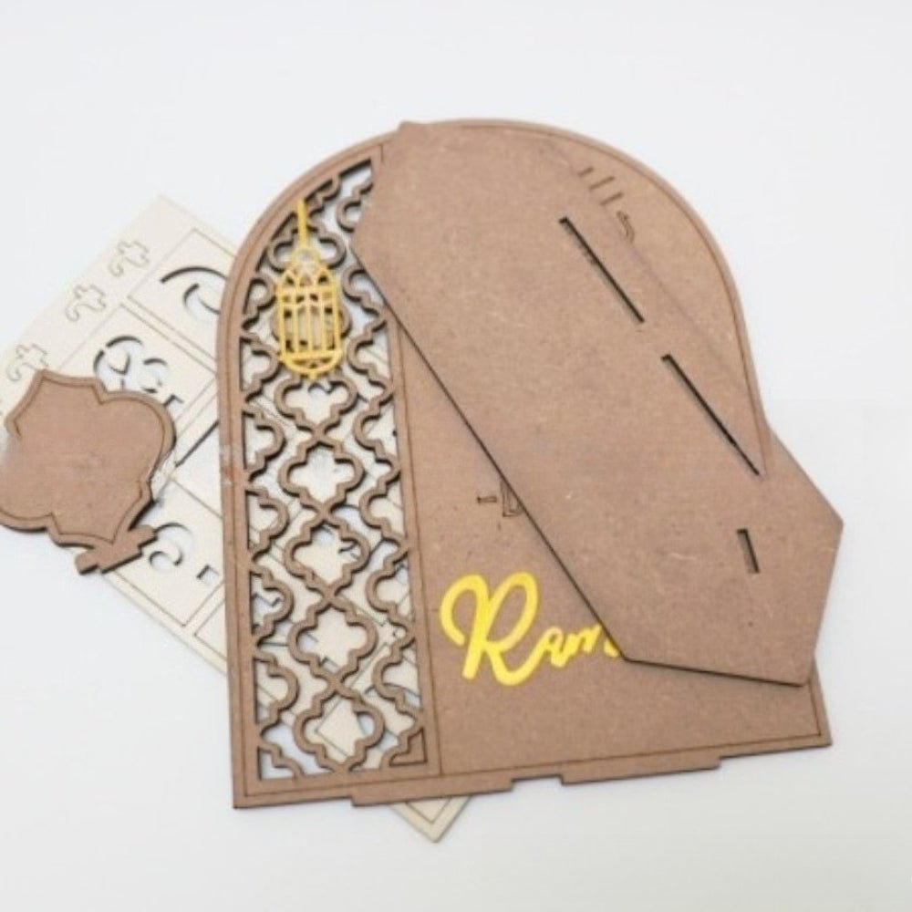 DIY Wooden Star & Moon Countdown Calendar (MAC337) - Mariam's Collection