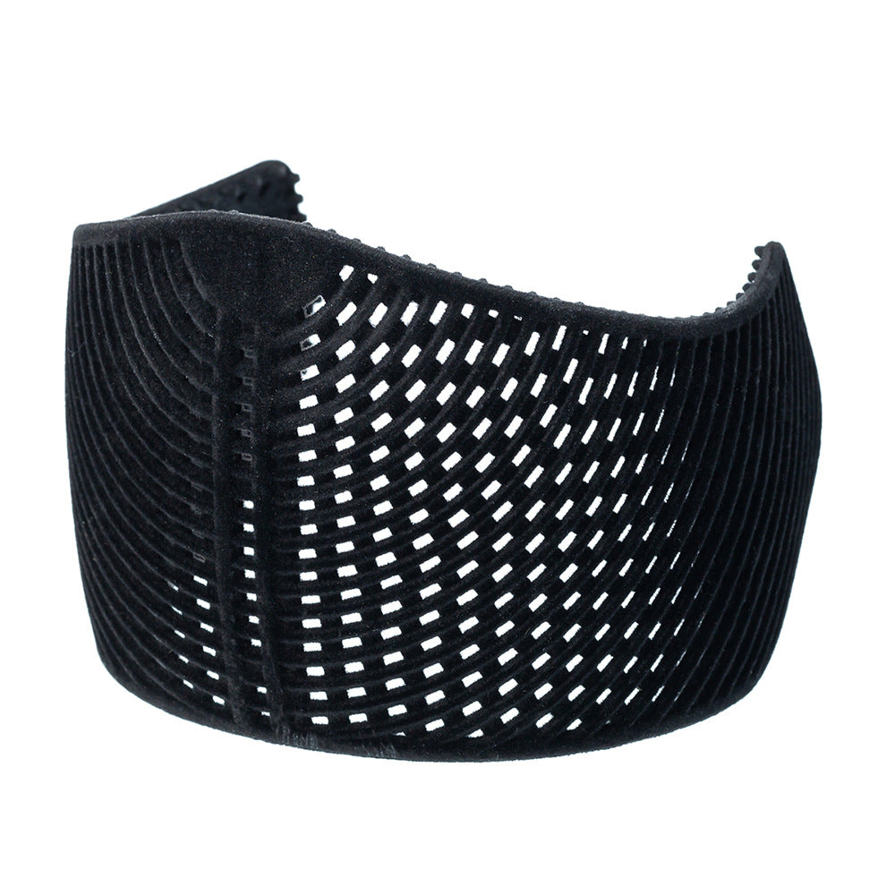 Geflocktes TPU-Rutschfestes Hijab-Stirnband (atmungsaktiv & leicht) (MAC303)