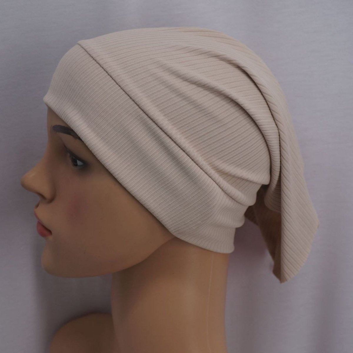 Elastic Ribbed Versatile Underscarf (MH192) - Mariam's Collection