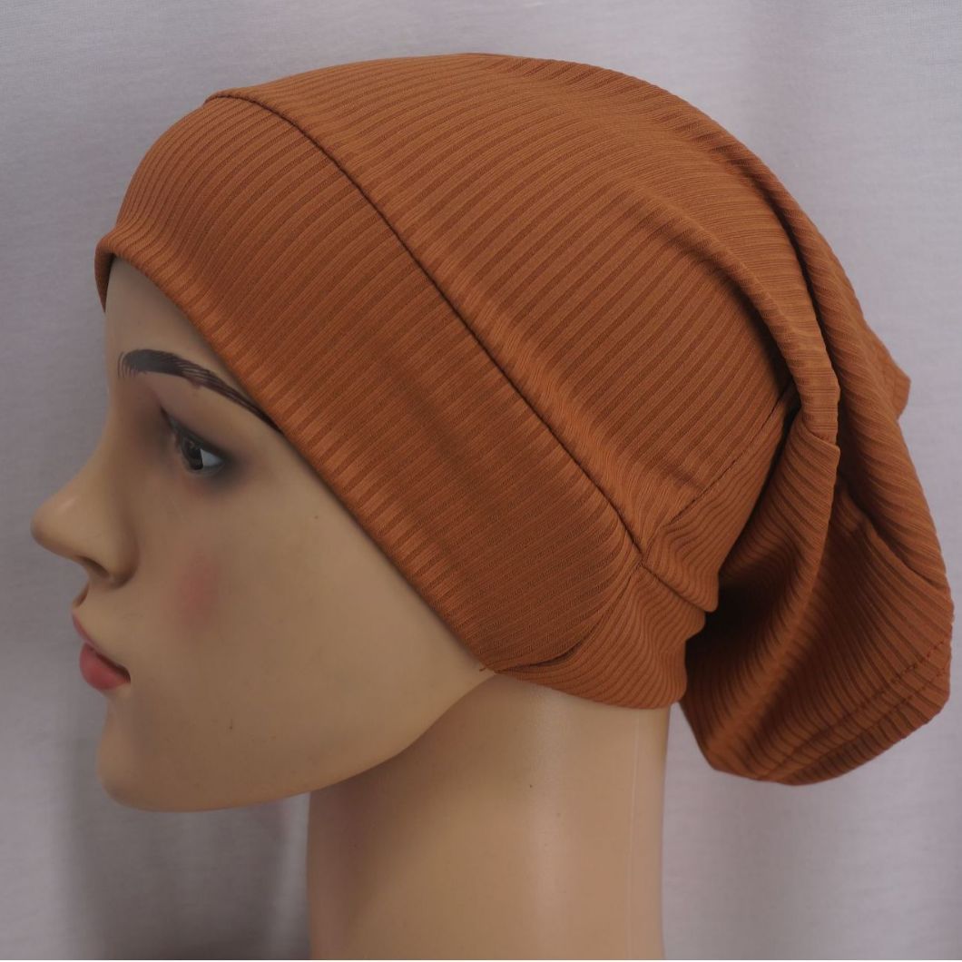 Elastic Ribbed Versatile Underscarf (MH192) - Mariam's Collection