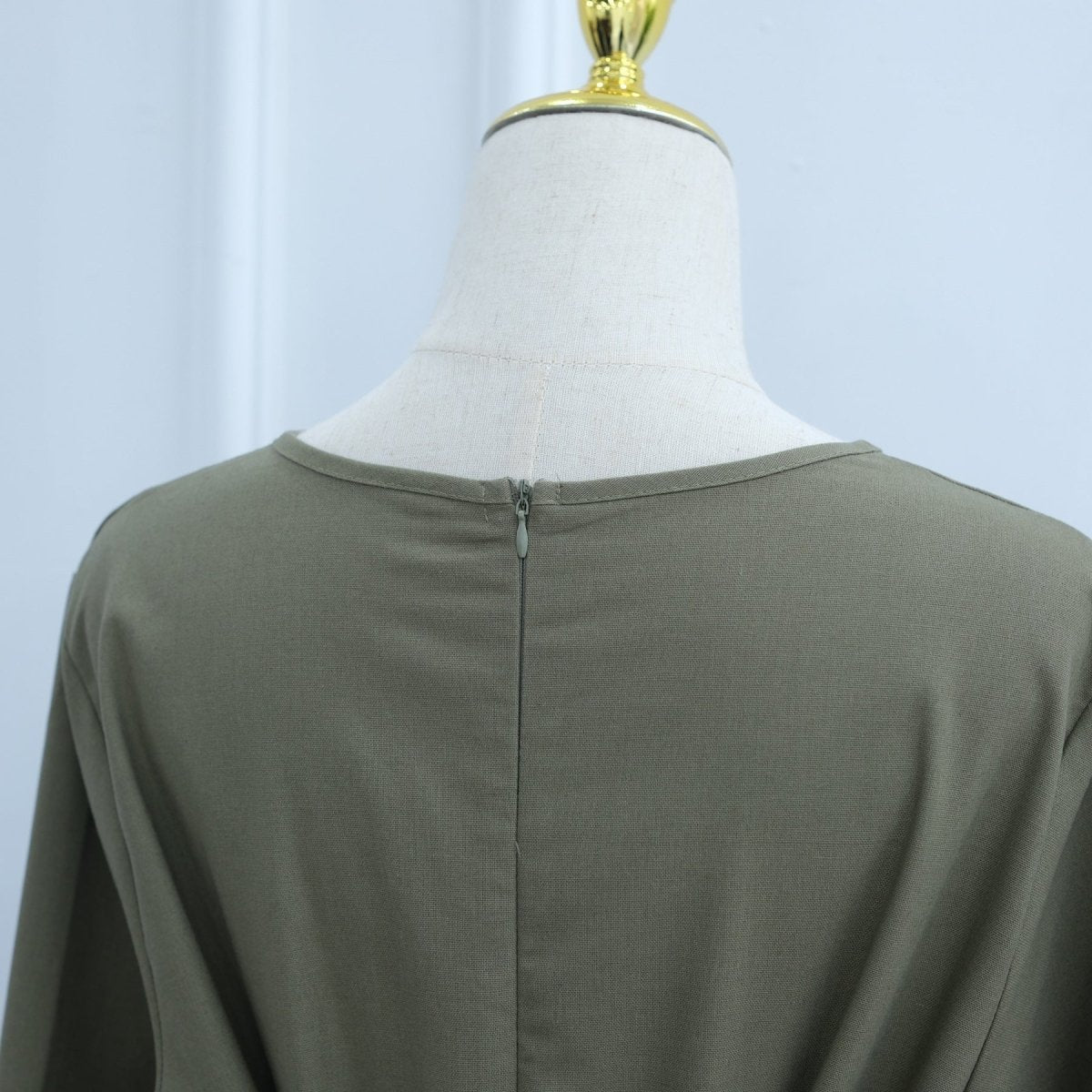 Elegant Asymmetric Top & Maxi Skirt Set | Cotton Linen Two - Piece Outfit(MS184) - Mariam's Collection