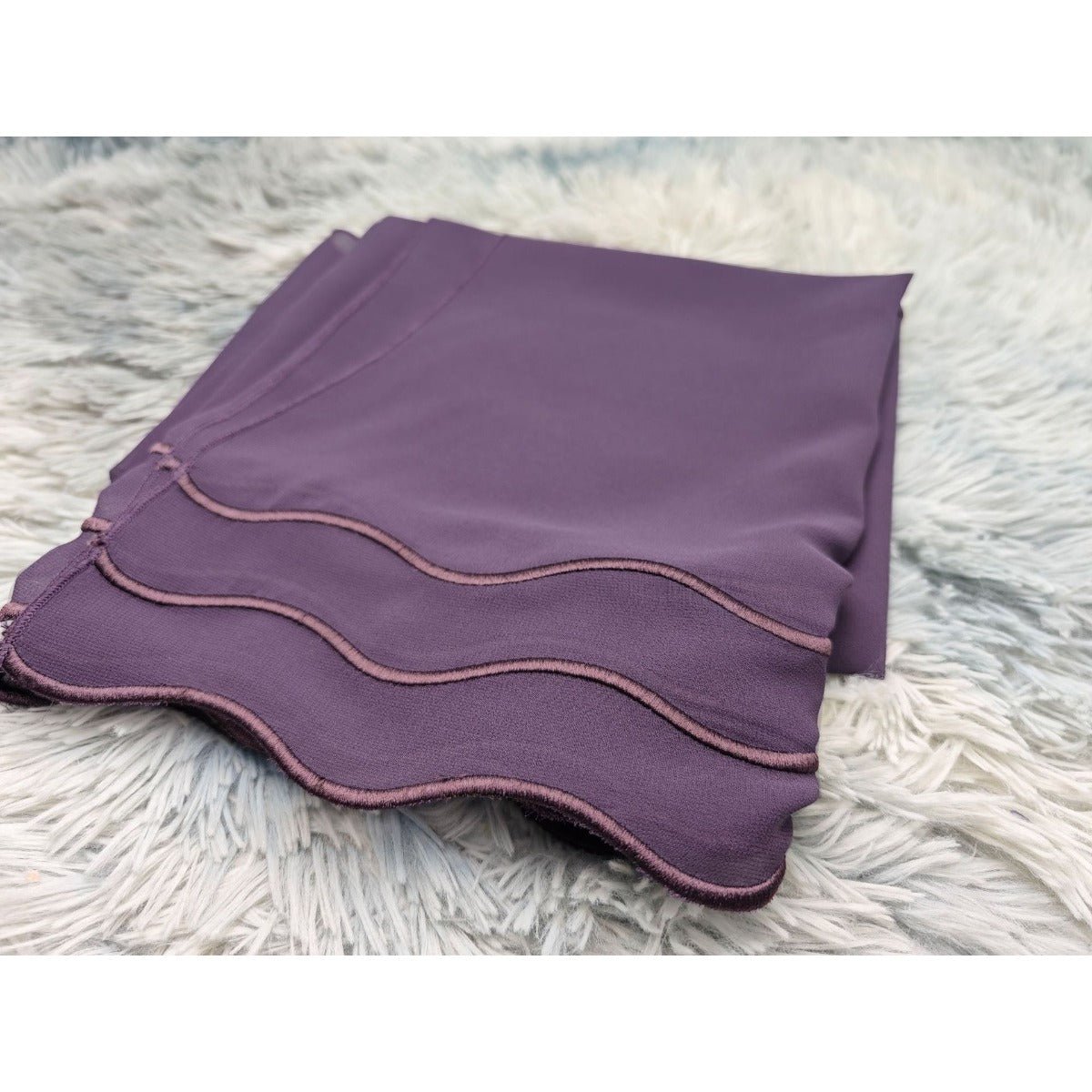 Elegant Embroidered Abaya with Matching Headscarves | Modern Modest Wear for Women(MOA216) - Mariam's Collection