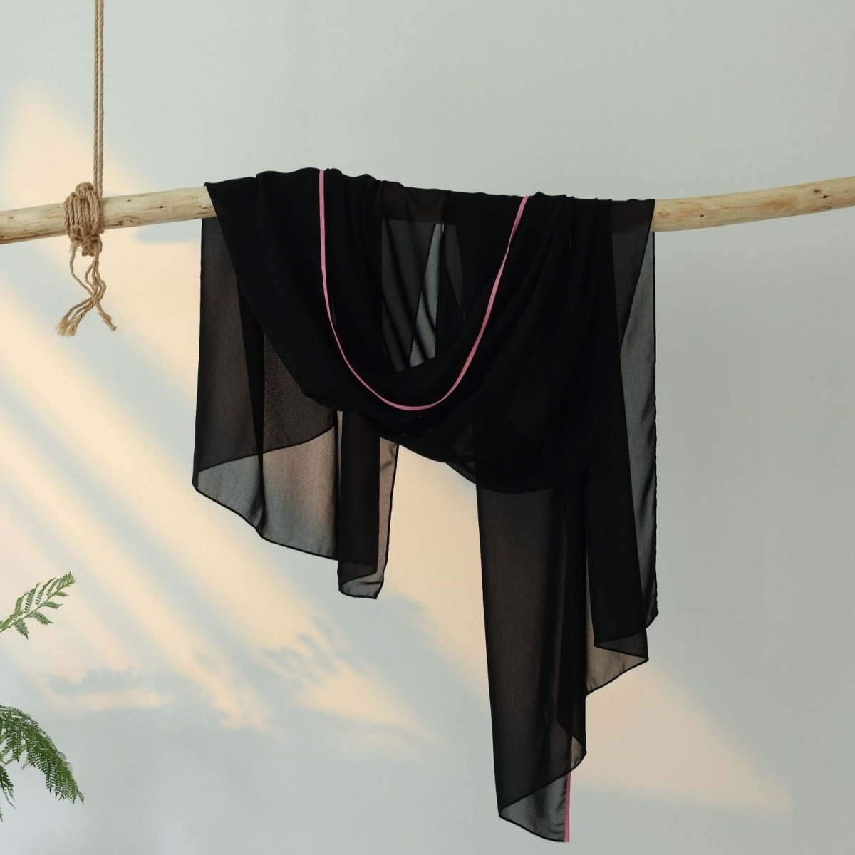 Elegant Embroidered Batwing Sleeve Abaya with Hijab(MOA245) - Mariam's Collection