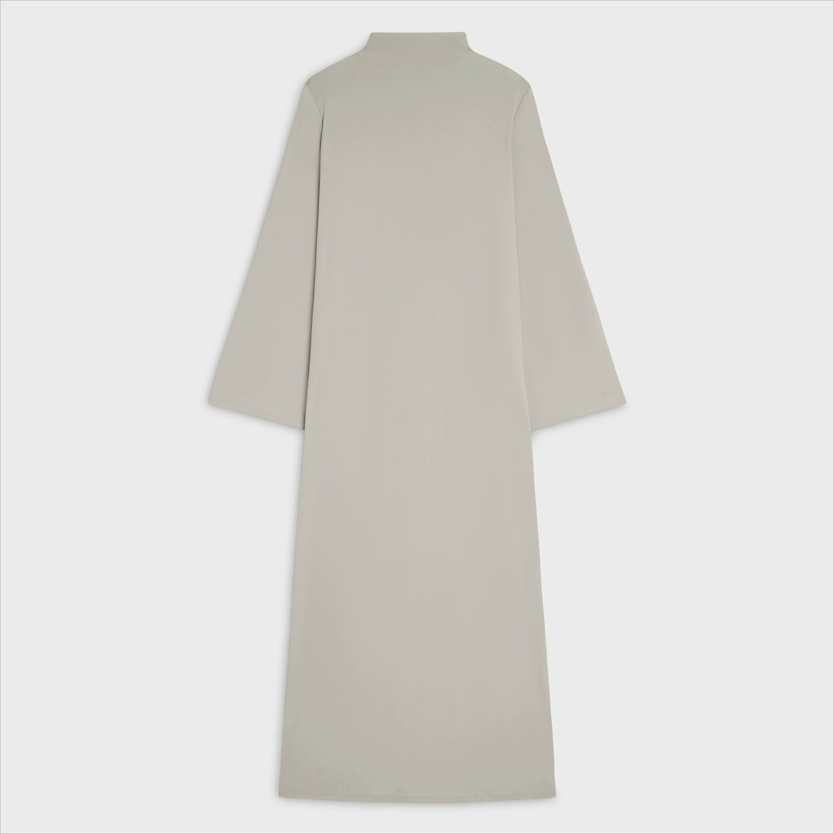 Elegant Half - Turtleneck Pullover Maxi Dress | Loose Fit Solid Color Dress with Hidden Pockets(MA313) - Mariam's Collection