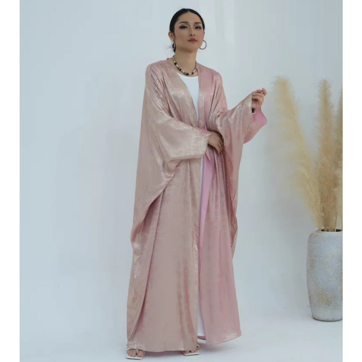 Elegant Modest Luxury Velvet Abaya Collection Robe Dresses. (MOA163) - Mariam's Collection