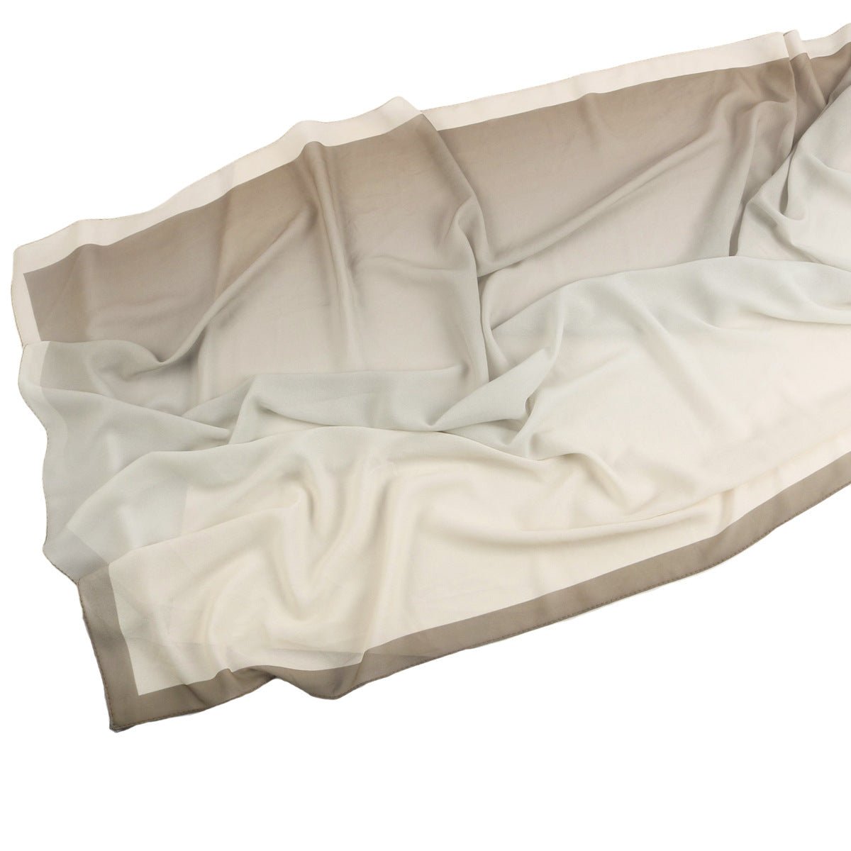 Elegant Printed Chiffon Hijab Scarf Bohemian Style Breathable Sun Protection Wrap (MH136) - Mariam's Collection