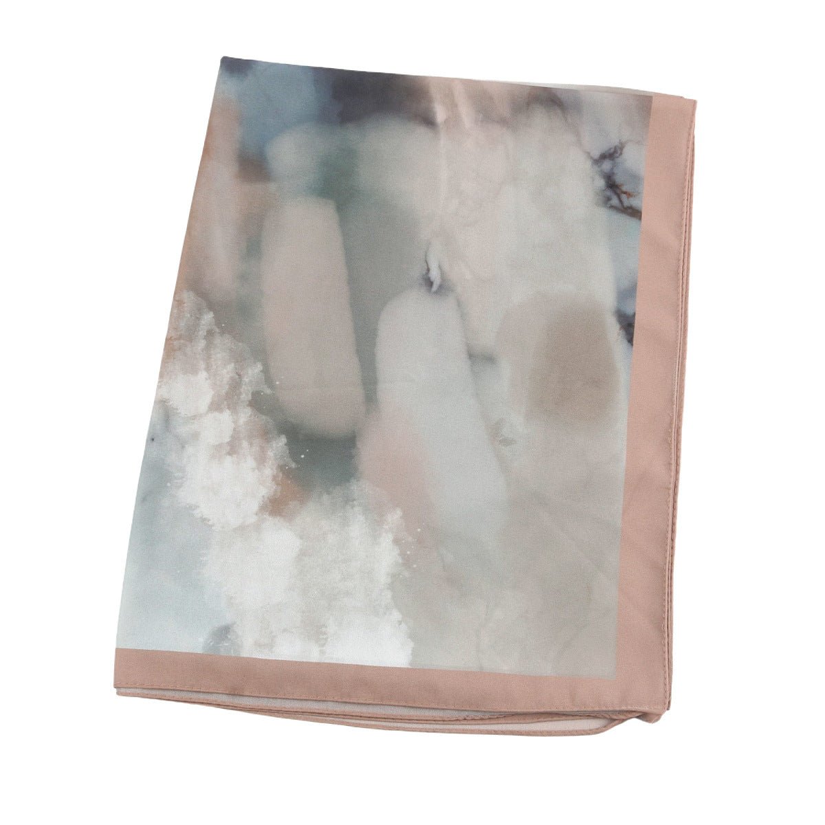 Elegant Printed Chiffon Hijab Scarf Bohemian Style Breathable Sun Protection Wrap (MH136) - Mariam's Collection