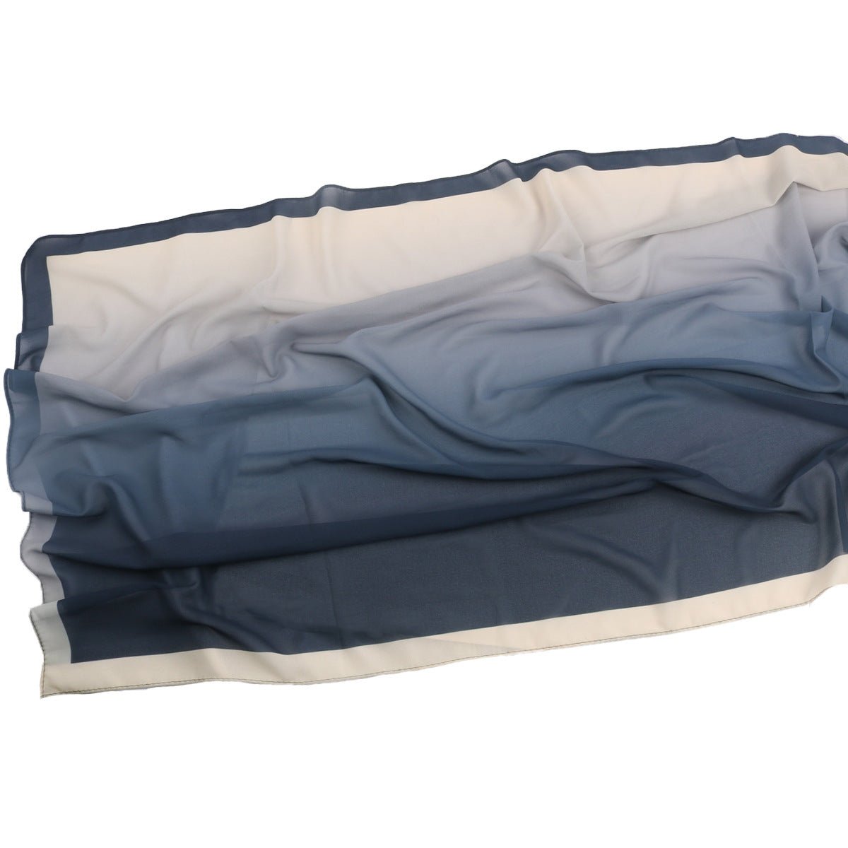 Elegant Printed Chiffon Hijab Scarf Bohemian Style Breathable Sun Protection Wrap (MH136) - Mariam's Collection