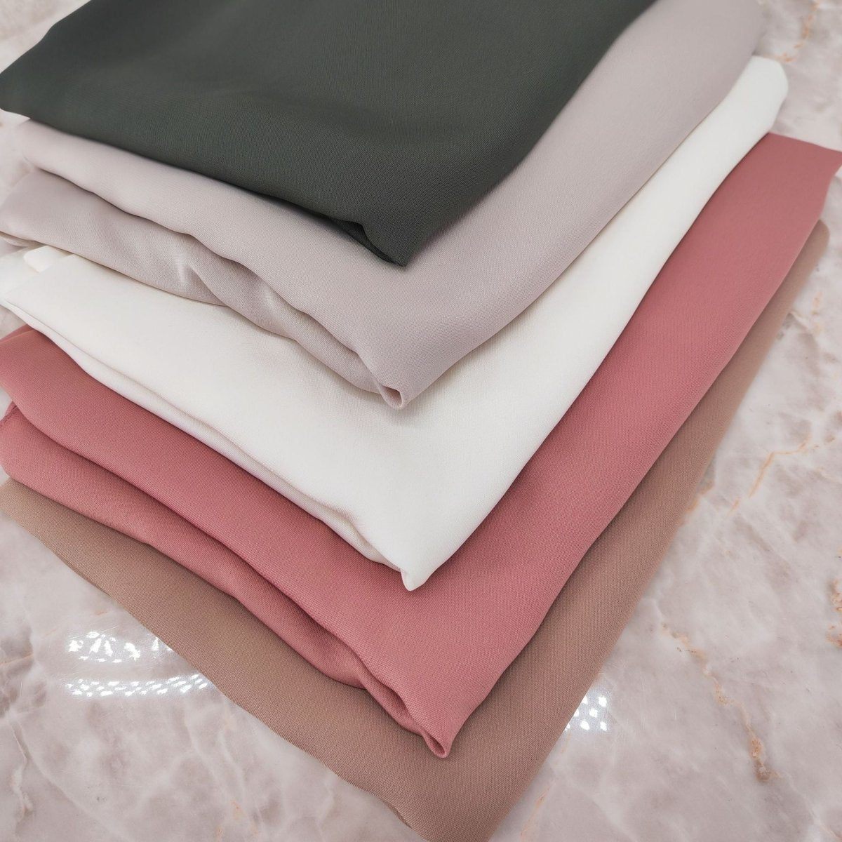 Elegant Versatile Chiffon Shawl Hijab (MH193) - Mariam's Collection