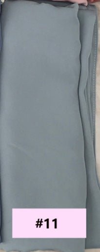 Elegant Versatile Chiffon Shawl Hijab (MH193) - Mariam's Collection