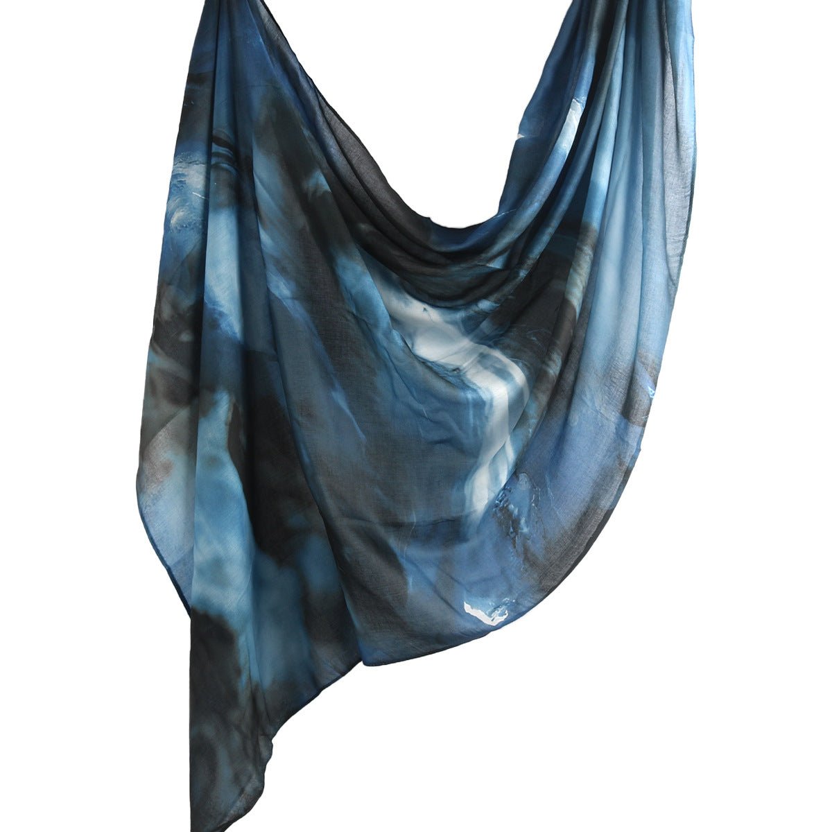 Elegant Watercolor Marble Print Headscarf Hijab (MH178) - Mariam's Collection