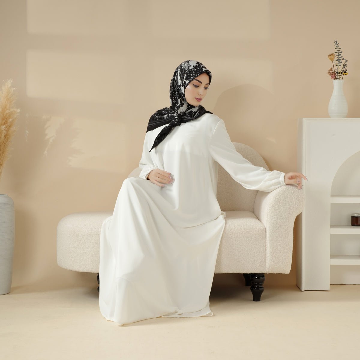 Essential Premium Versatile Pockets Umbrella Cut Abaya (MA113) - Mariam's Collection