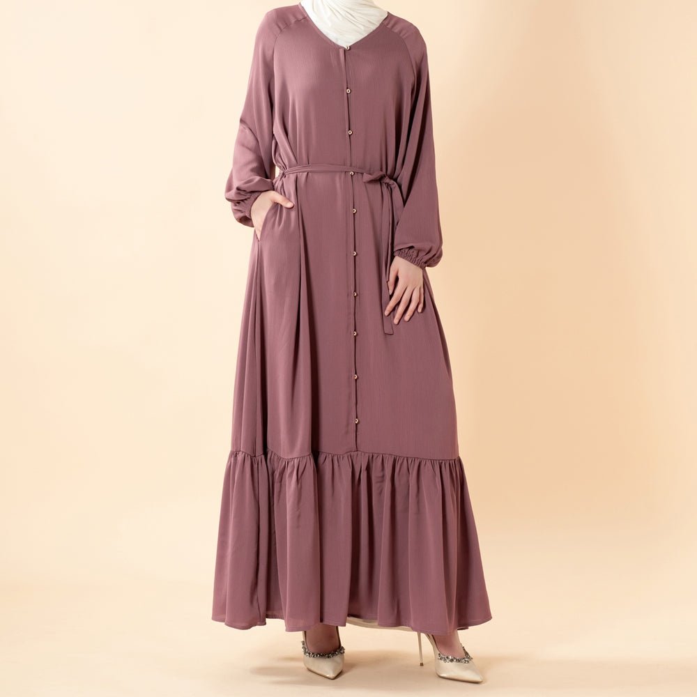 Essential Zoom Flowing Maxi Dress (MA426) - Mariam's Collection