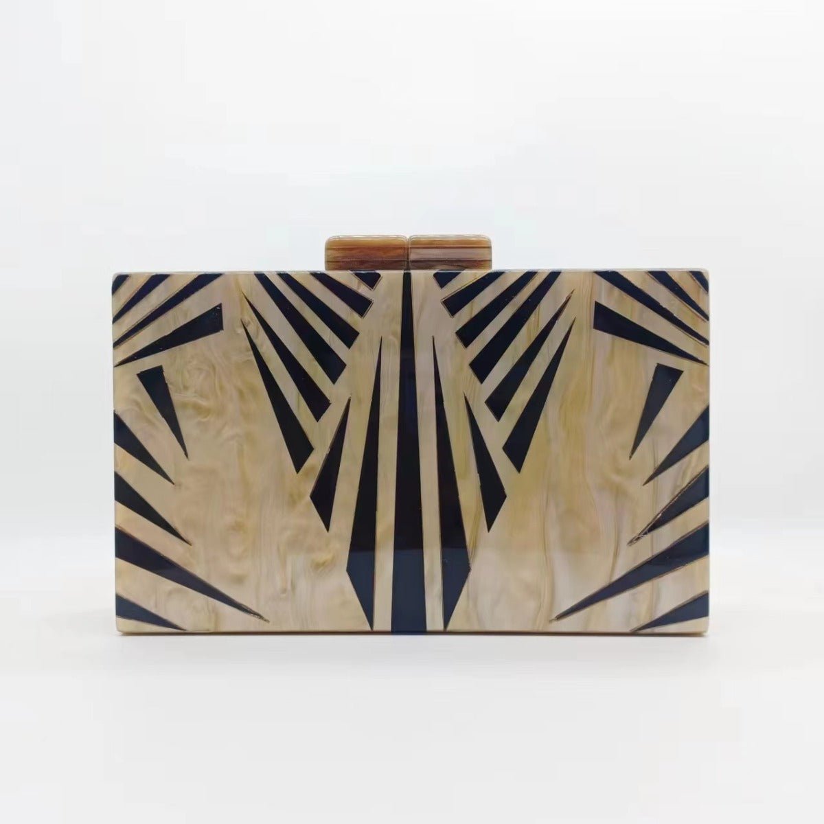 etro Zebra Pattern Dinner Bag Acrylic Shoulder Chain Clutch for Women(MAC255) - Mariam's Collection