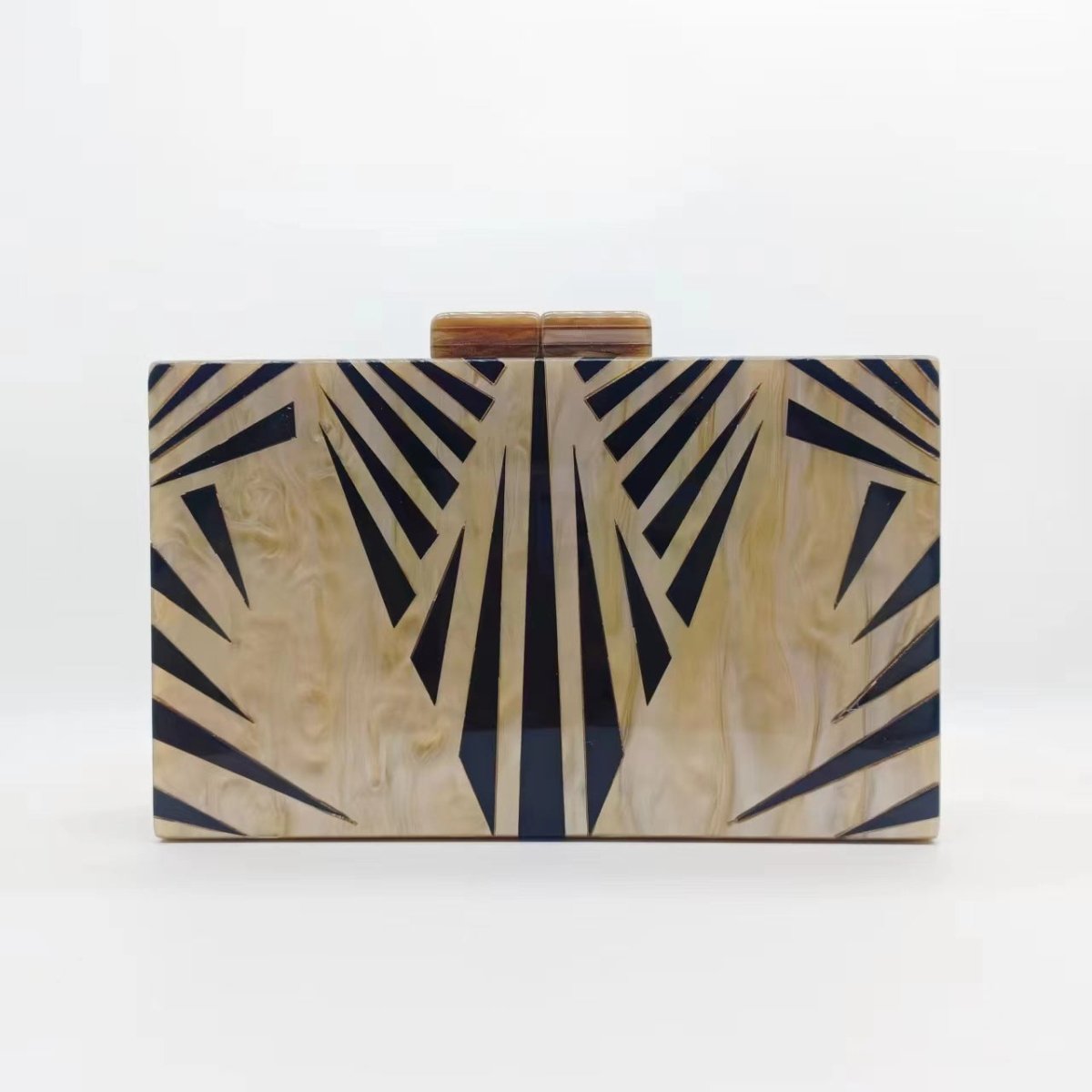 etro Zebra Pattern Dinner Bag Acrylic Shoulder Chain Clutch for Women(MAC255) - Mariam's Collection