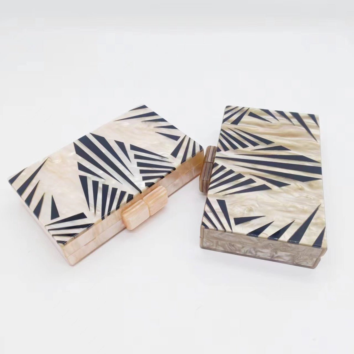 etro Zebra Pattern Dinner Bag Acrylic Shoulder Chain Clutch for Women(MAC255) - Mariam's Collection