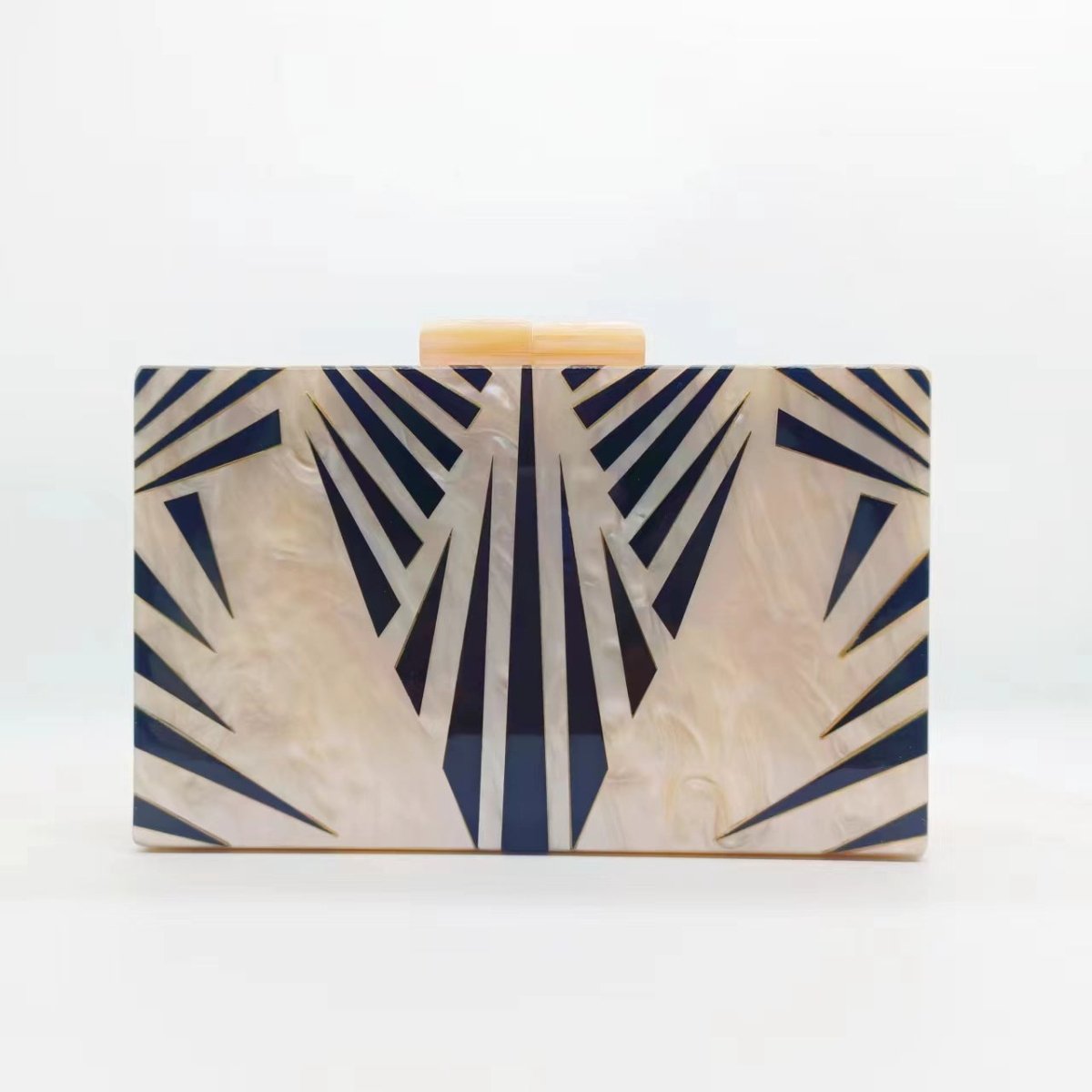 etro Zebra Pattern Dinner Bag Acrylic Shoulder Chain Clutch for Women(MAC255) - Mariam's Collection