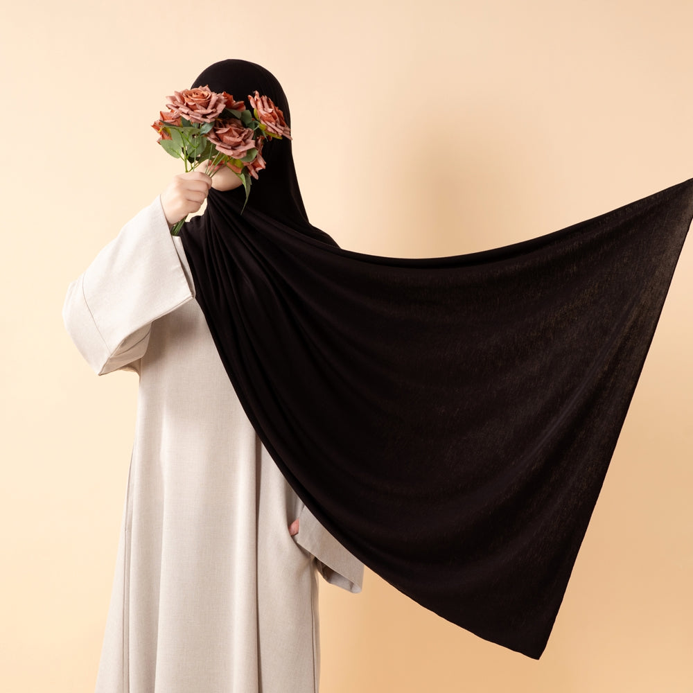 Cloud Soft Wool Blend Jersey Hijab(MH197)