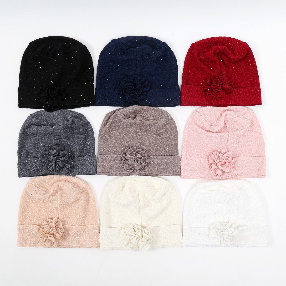 Fashion Women Solid Rose Flower Stretch Underscarf(MH112) - Mariam's Collection