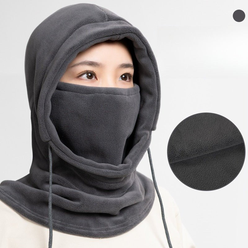 Fleece Hood Balaclava Face Mask | Windproof Neck Warmer for Outdoor Sports(MAC307) - Mariam's Collection