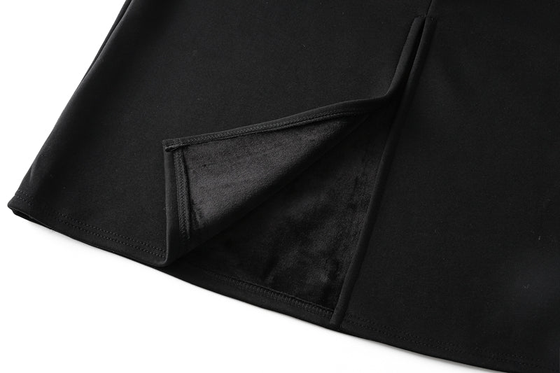 Fleece - Lined Hooded Maxi Sweatshirt Dress | Thick Winter Loungewear Dress(MS181) - Mariam's Collection