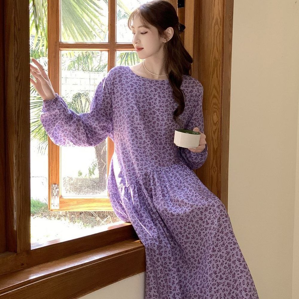 Floral Print Maxi Dress(MS425) - Mariam's Collection