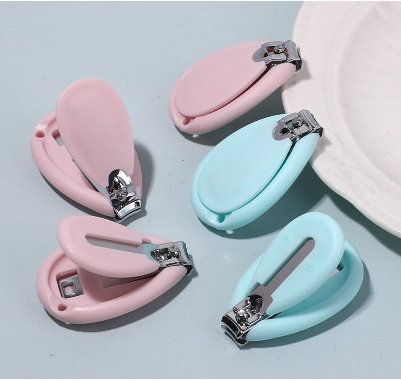 Foldable Kids Nail Clippers - Portable Safety Nail Trimmer for Children & Travel Use (MAC259) - Mariam's Collection