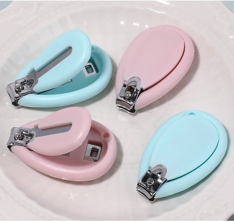 Foldable Kids Nail Clippers - Portable Safety Nail Trimmer for Children & Travel Use (MAC259) - Mariam's Collection