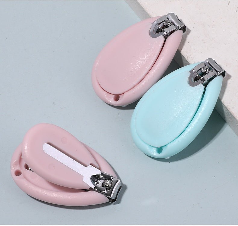 Foldable Kids Nail Clippers - Portable Safety Nail Trimmer for Children & Travel Use (MAC259) - Mariam's Collection