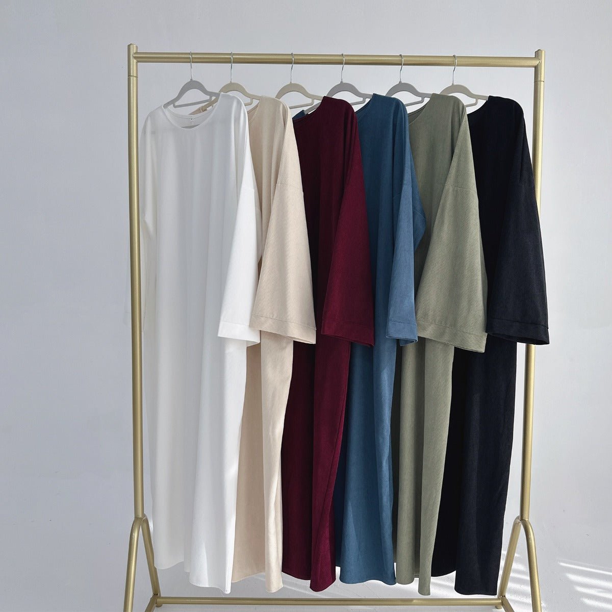 Four - Season Modest Maxi Dress Collection - Loose Fit Casual Abaya Dress(MA273) - Mariam's Collection