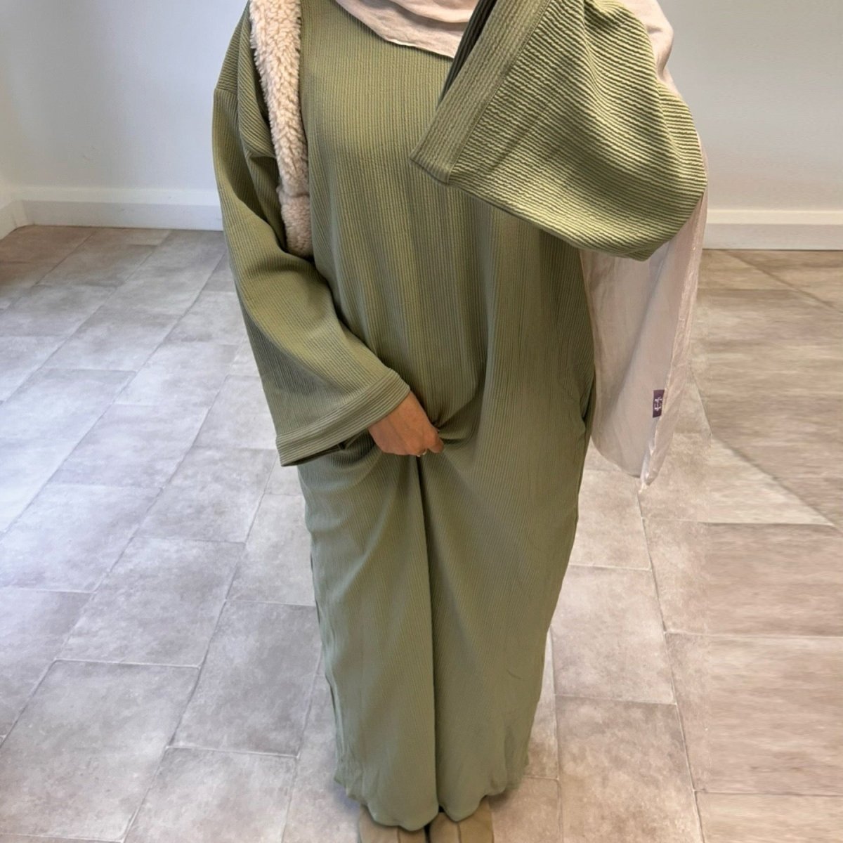Four - Season Modest Maxi Dress Collection - Loose Fit Casual Abaya Dress(MA273) - Mariam's Collection