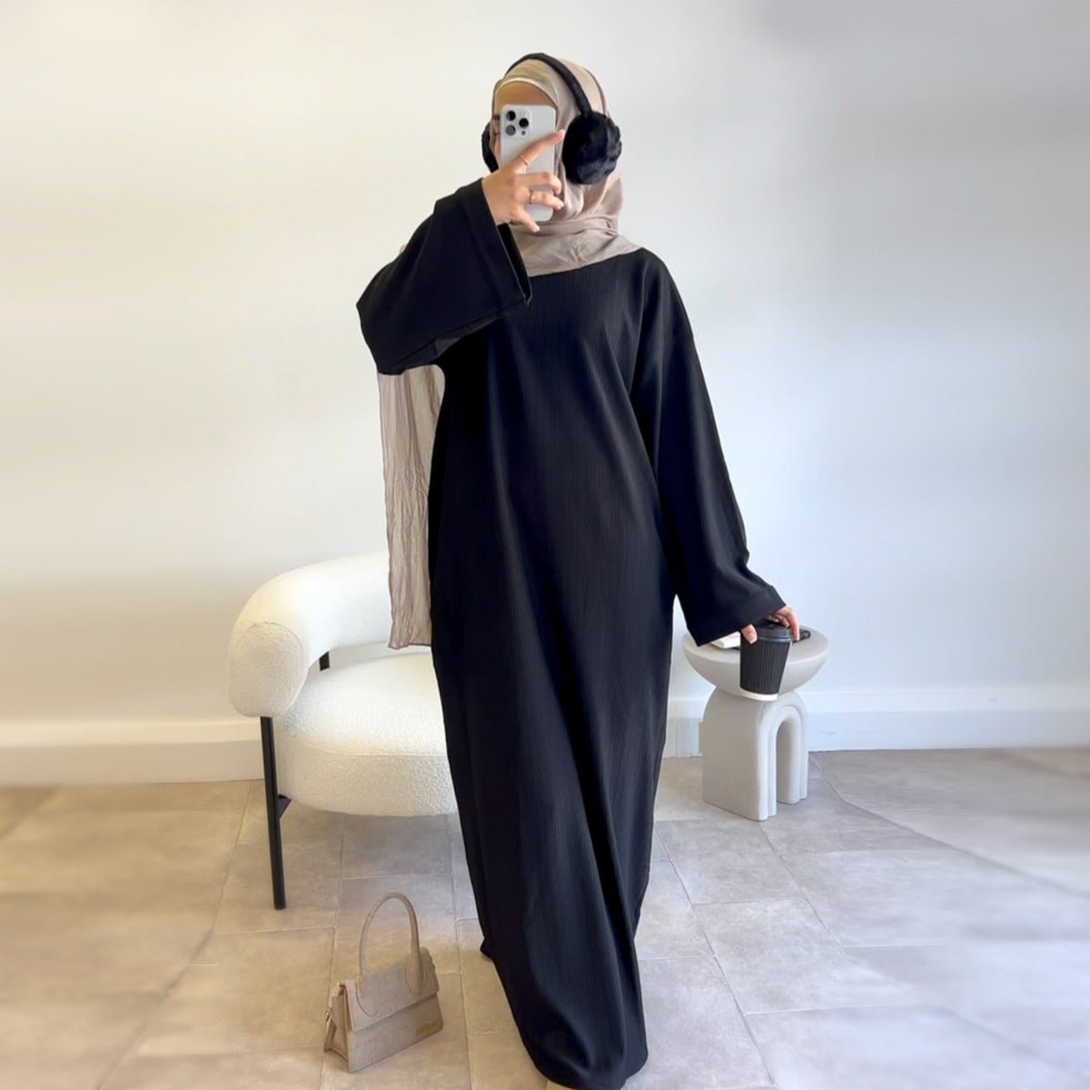Four - Season Modest Maxi Dress Collection - Loose Fit Casual Abaya Dress(MA273) - Mariam's Collection