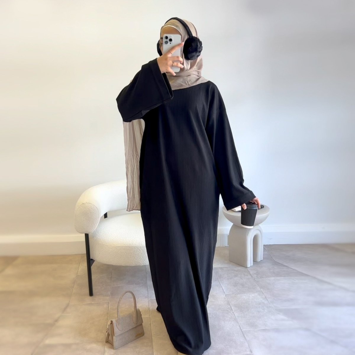 Four - Season Modest Maxi Dress Collection - Loose Fit Casual Abaya Dress(MA273) - Mariam's Collection