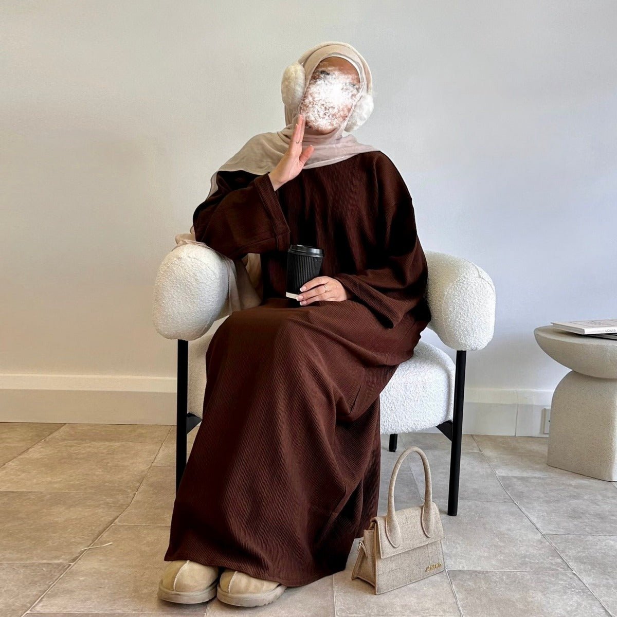 Four - Season Modest Maxi Dress Collection - Loose Fit Casual Abaya Dress(MA273) - Mariam's Collection