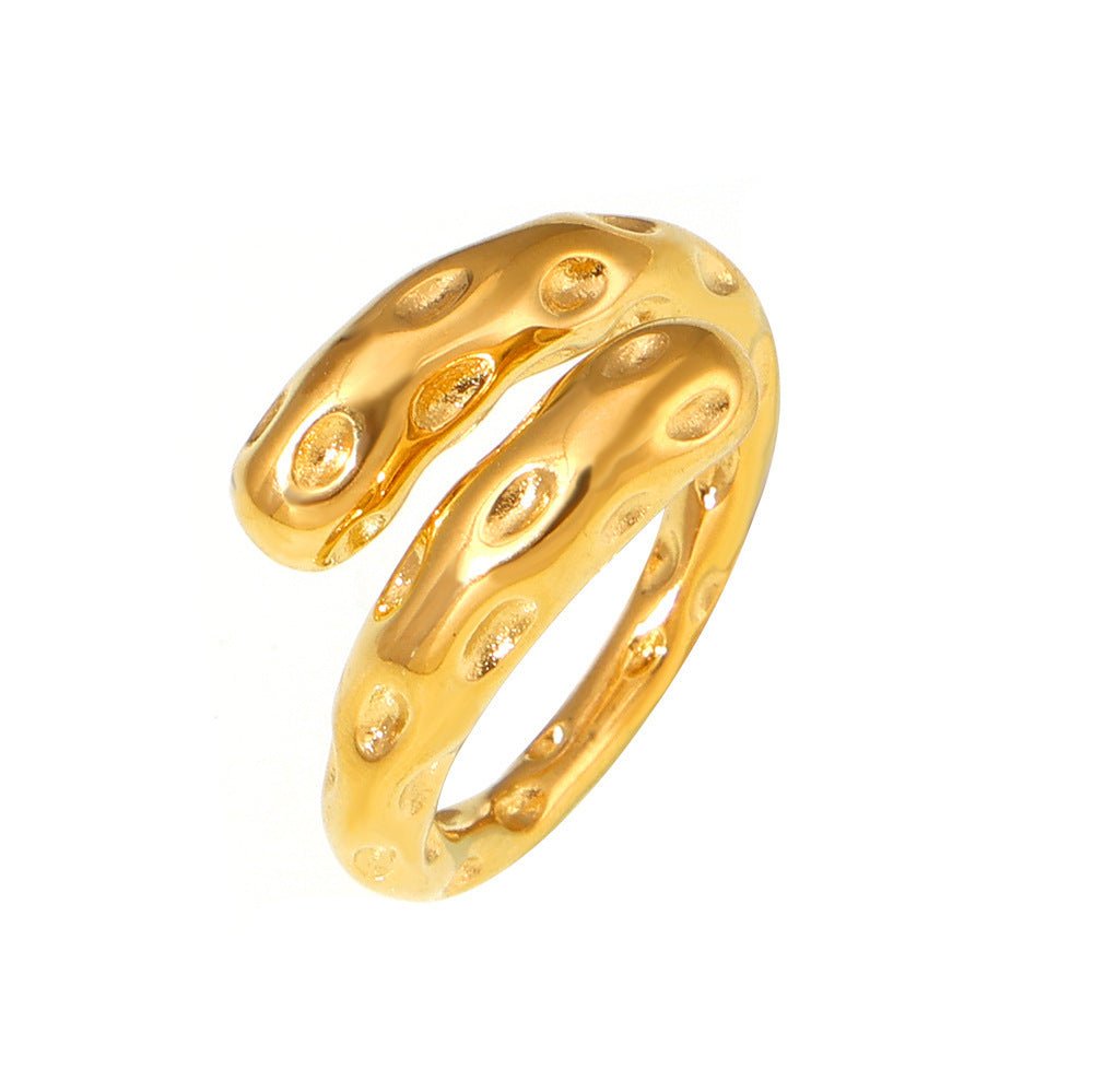 Geometric Brilliance Ring Minimalist High - Shine Bands for Stacking & Styling (MAC272) - Mariam's Collection
