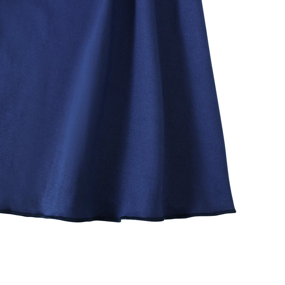 Girls Navy Dress & Hijab Set(MKG024) - Mariam's Collection