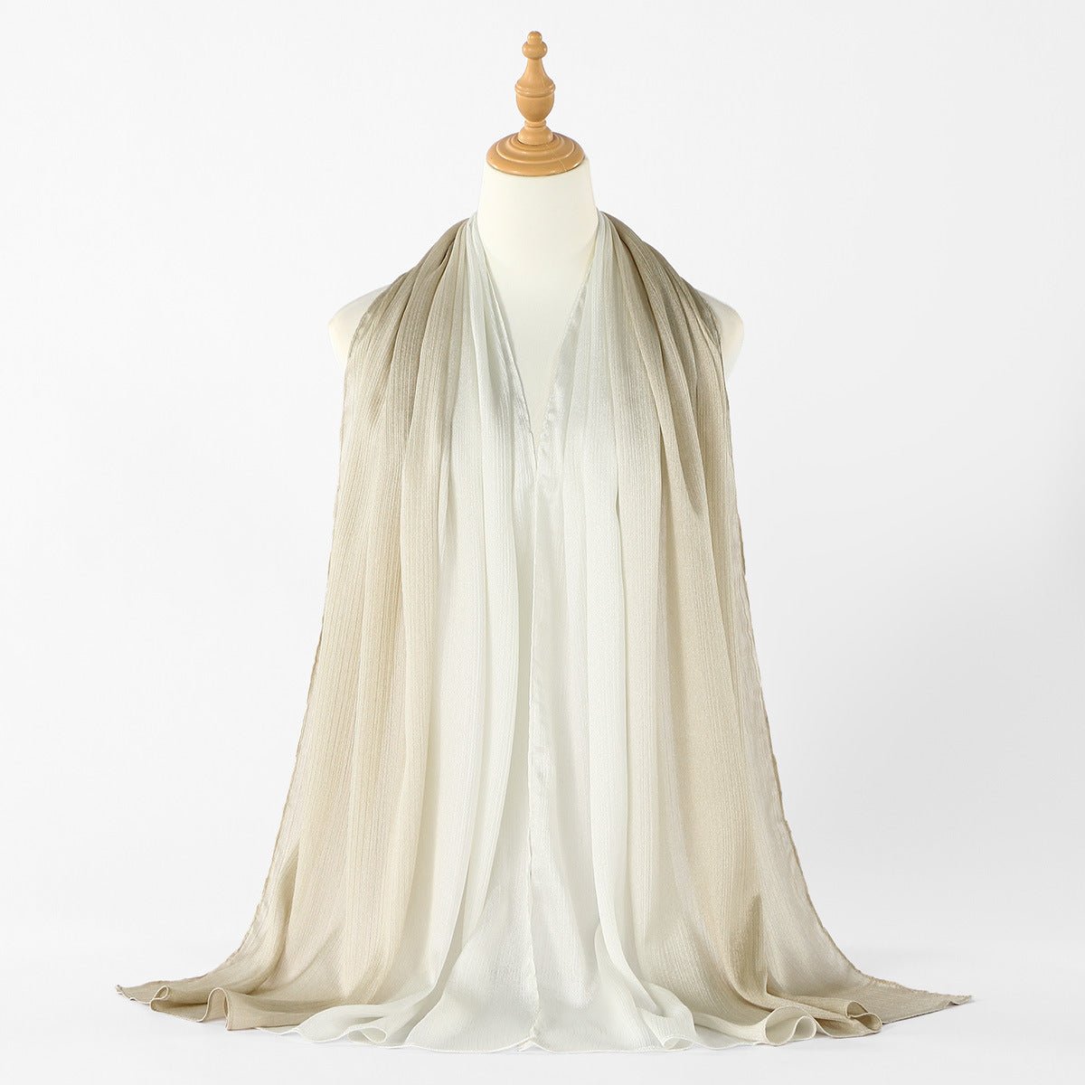 Gradient Crinkle Texture Hijab Scarf(MH253) - Mariam's Collection