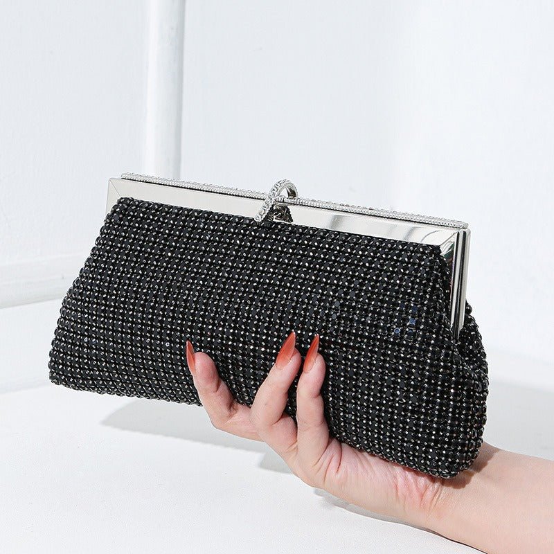 Rhinestone Crystal Evening Clutch Bag – Sparkle Party Clutch