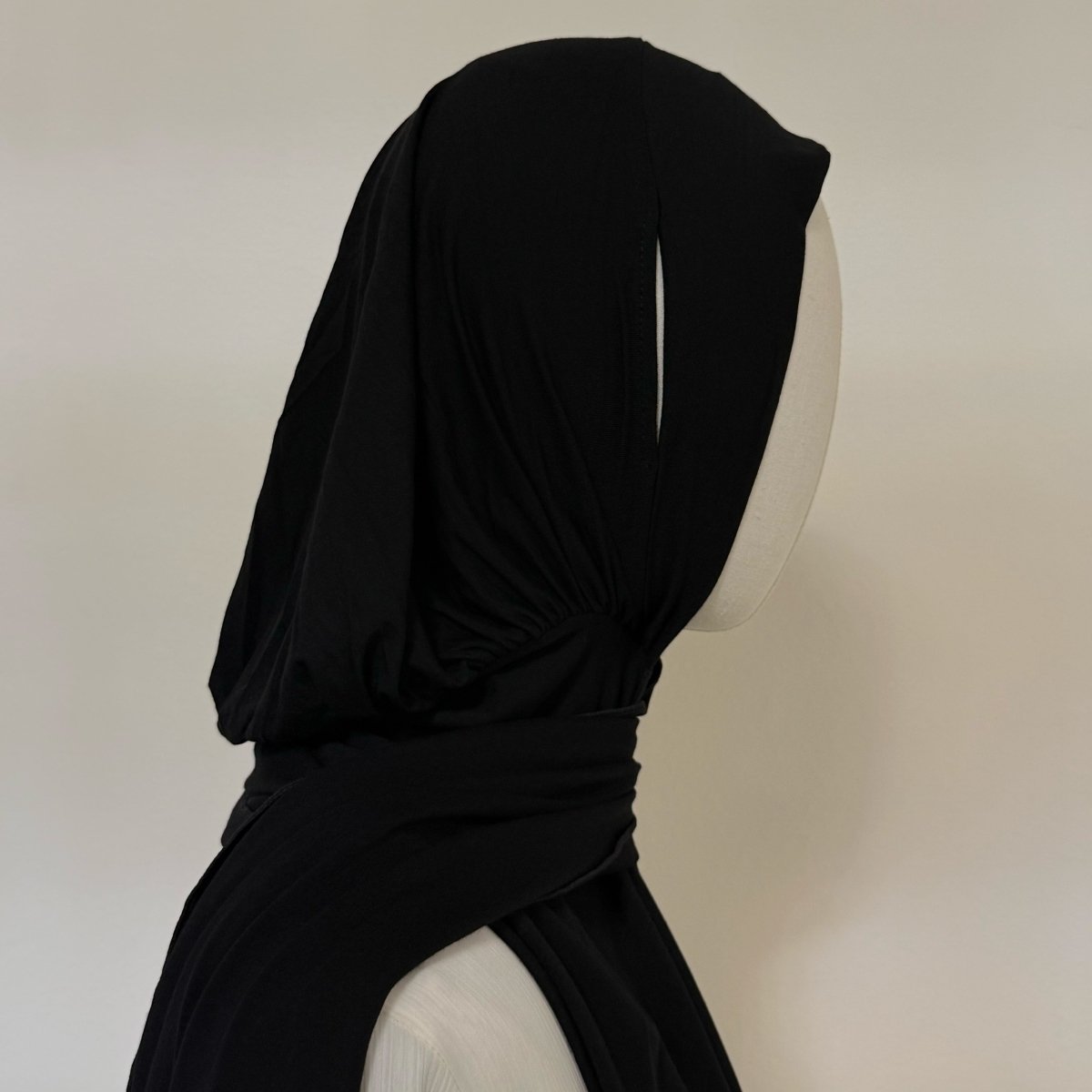 Instant Hijab | Snap-Close, Earphone-Friendly, Cotton Modal (MH225) - Mariam's Collection