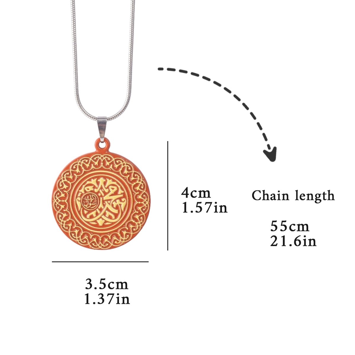 Islamic Charms Collection Inspired Geometric Pendants (MAC271) - Mariam's Collection