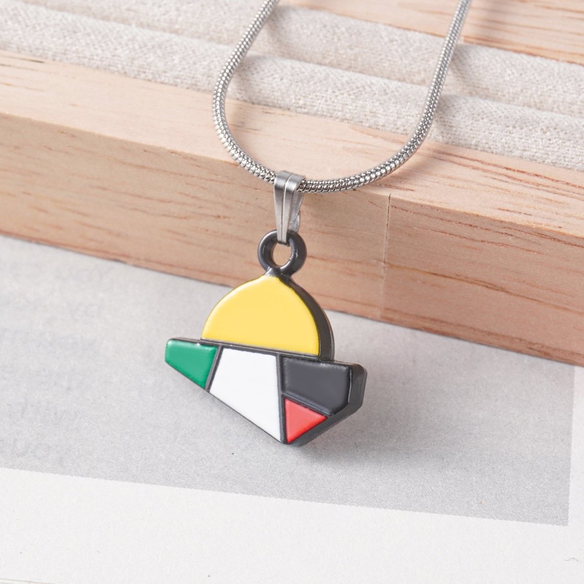 Islamic Charms Collection Inspired Geometric Pendants (MAC271) - Mariam's Collection