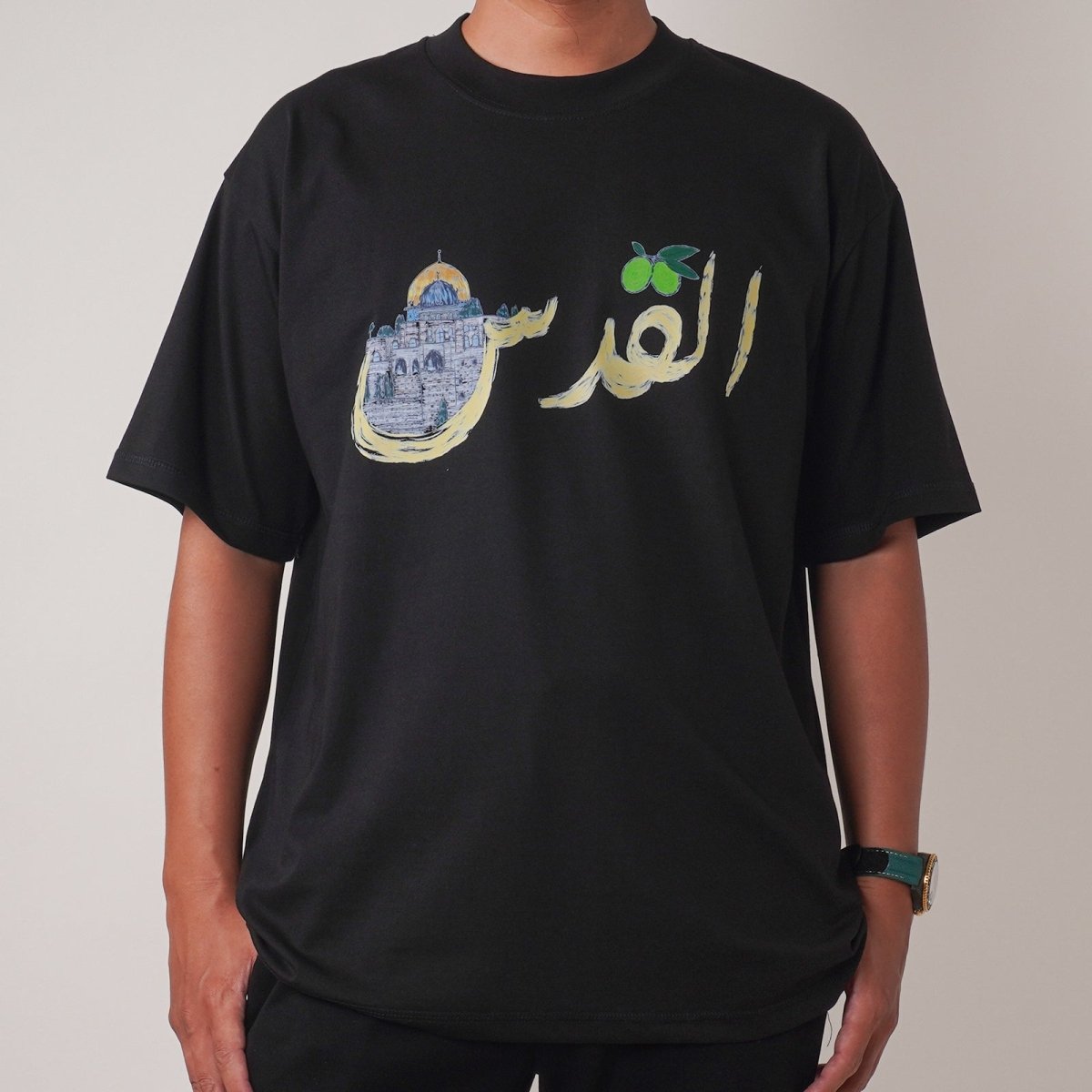 Islamic Style Artistic Design Short Sleeve T-Shirt Collection (MS182) - Mariam's Collection