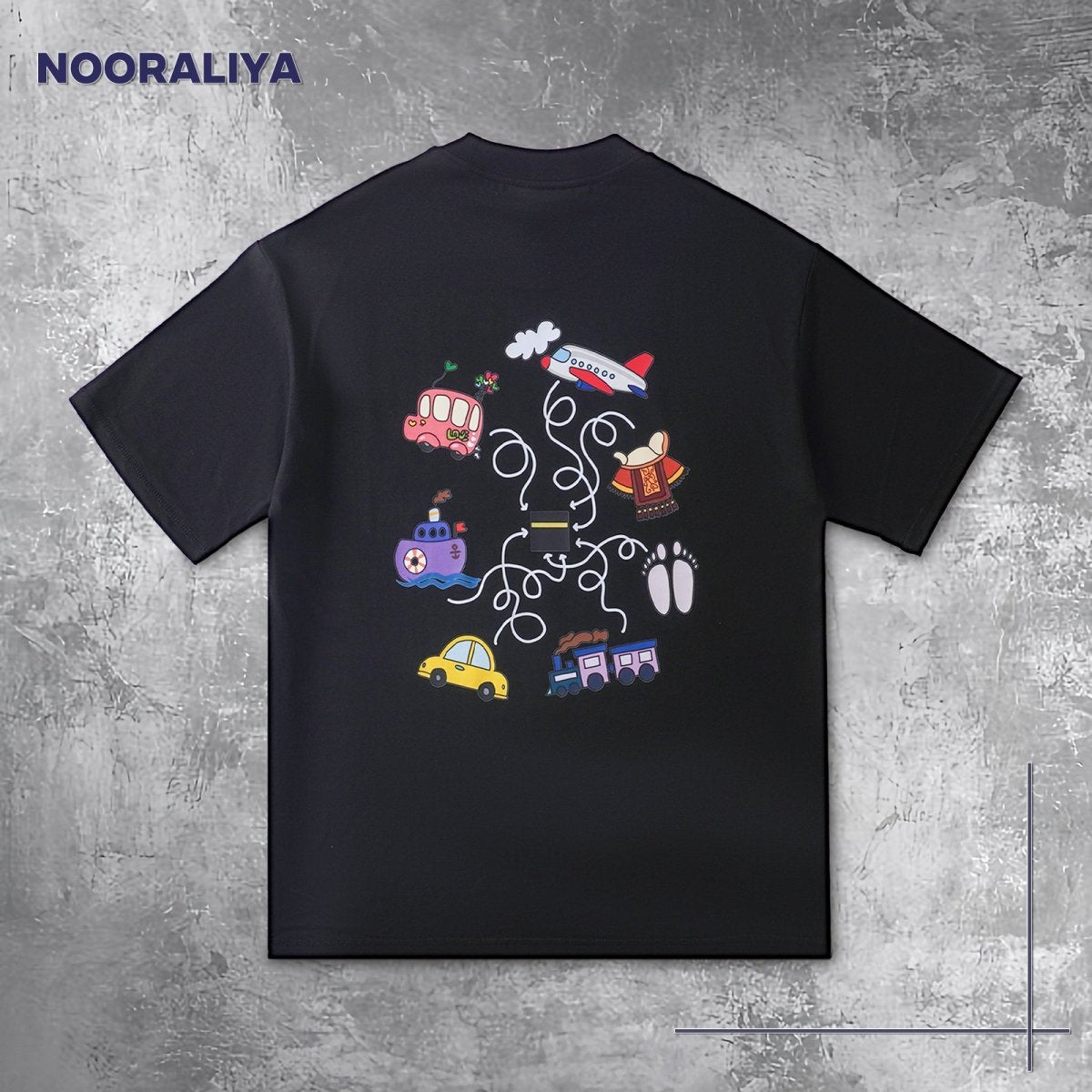 Islamic Style Artistic Design Short Sleeve T-Shirt Collection (MS182) - Mariam's Collection