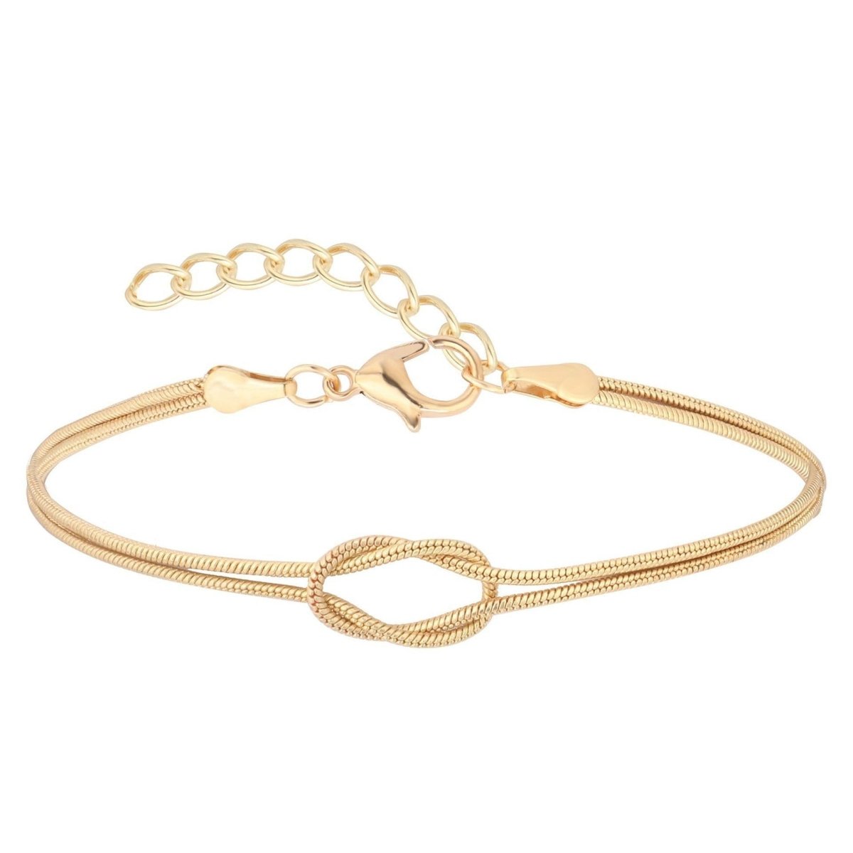 Knot Minimalist Statement Bracelet (MAC288) - Mariam's Collection